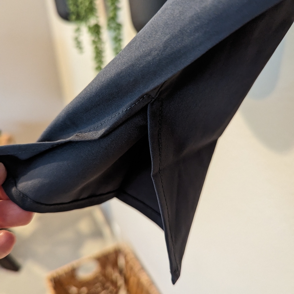 Te Verde Travel ‎ Commute Button Down Shirt Blouse Small Gray - Picture 6 of 10